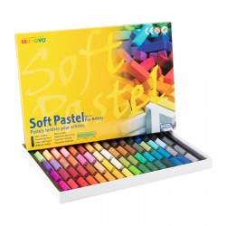 Пастель сухая художественная 64 цвета Mungyo Soft Pastel, мягкая, мелки мини, артикул MPS64